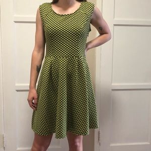 Cool print dress!
